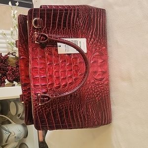 Brahmin Small Finley Rose Ombre Melbourne Leather